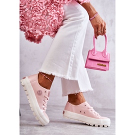 Sneakers alla moda laccate Big Star KK274047 Rosa 1