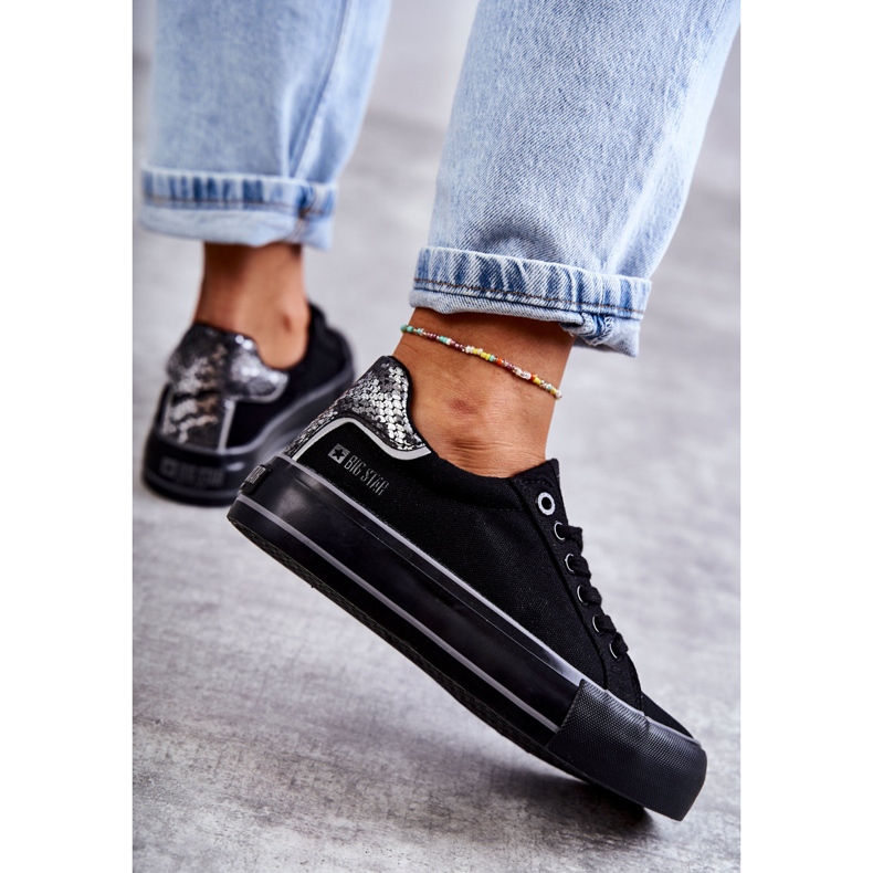 Sneakers Materiale da Donna Big Star KK274036 Nero 1