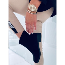 PA1 Stivaletti Chelsea in camoscio da donna Verbe Black nero 1