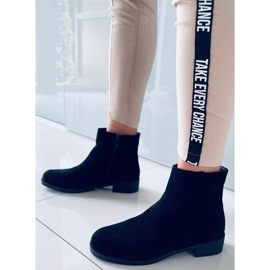 PA1 Stivaletti Chelsea in camoscio da donna Verbe Black nero 2