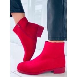 PA1 Stivaletti Chelsea da donna in camoscio Verbe Red rosso 2