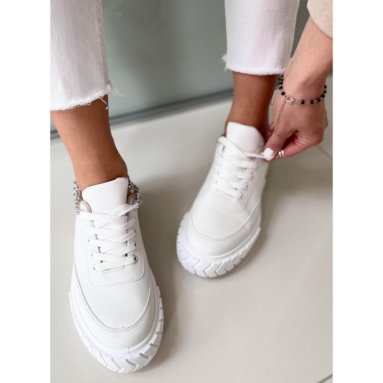 PA1 Sneakers da donna Maring Beige bianca 2