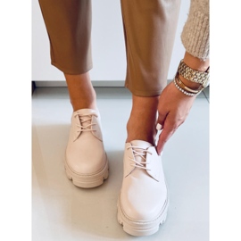 PA1 Mocassini stringati Tekla Beige 1