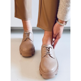 PA1 Mocassini con lacci Tekla Khaki beige cachi 1