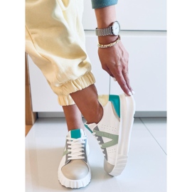 PA1 Sneakers da donna Melody Beige bianca 2
