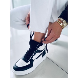 PA1 Sneaker alta Myles nera bianca nero 2