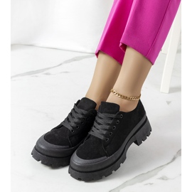 Sneakers nere sulla piattaforma Dearth nero 1