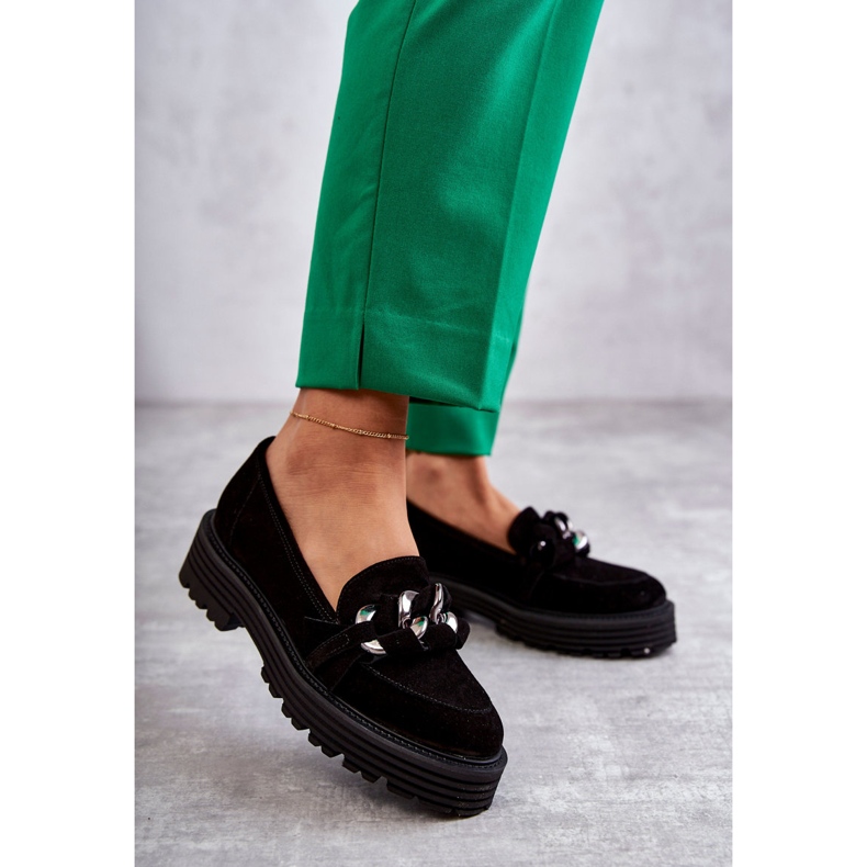 Scarpe Scamosciate da Donna Laura Messi 2523 Nere nero 1