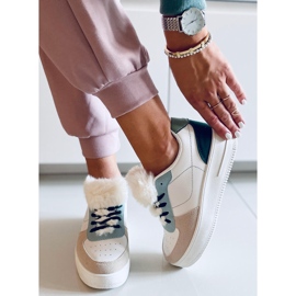 PA1 Sneakers da donna Lilith Green bianca multicolore 2