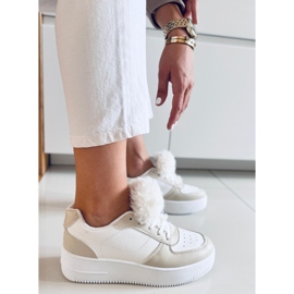 PA1 Sneakers da donna Lilith Beige bianca 1