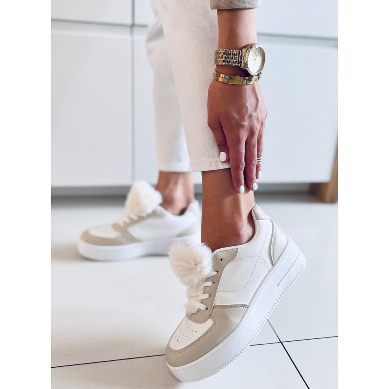 PA1 Sneakers da donna Lilith Beige bianca 2