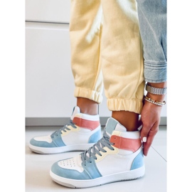 PA1 Dorcas Sneakers blu alla caviglia bianco multicolore 2