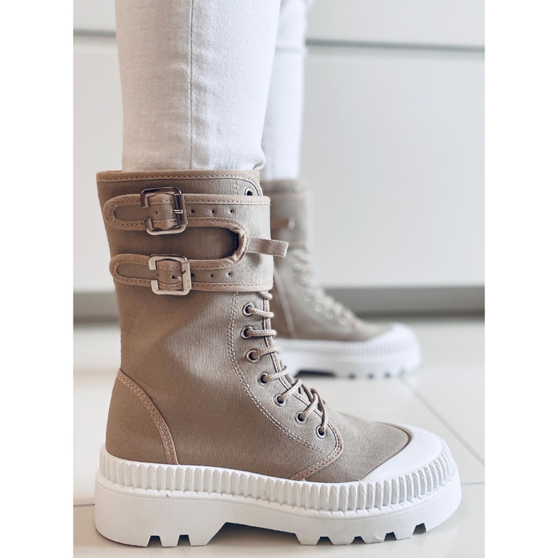 PA1 Sneaker alla caviglia Pym Khaki beige cachi 2