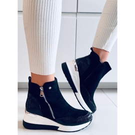 PA1 Stivali con zeppa Micah Black nero 2