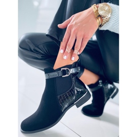 BM Stivaletti Chelsea da donna Francine Black nero 1