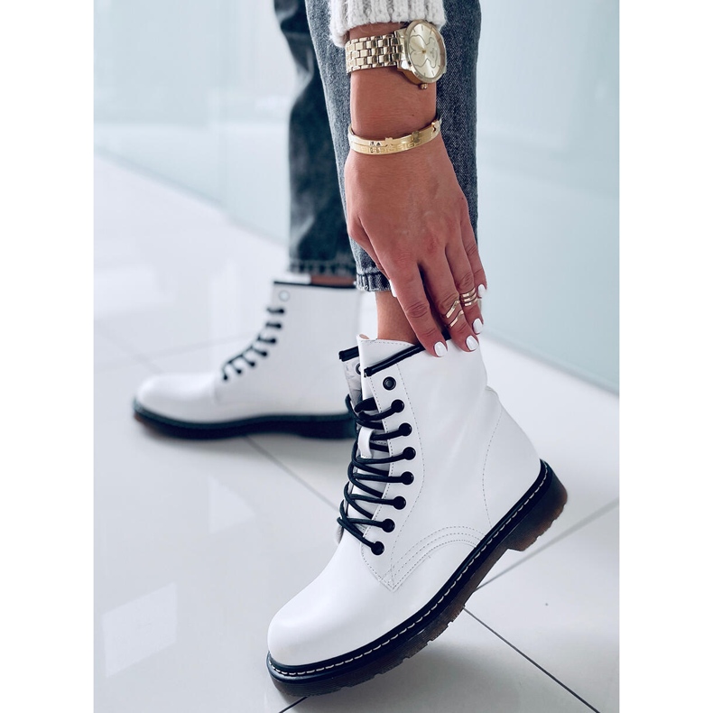 PA1 Stivali martensiaki Carol White bianco 1