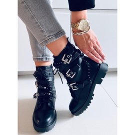 Stivali militari Fleur Black nero 2