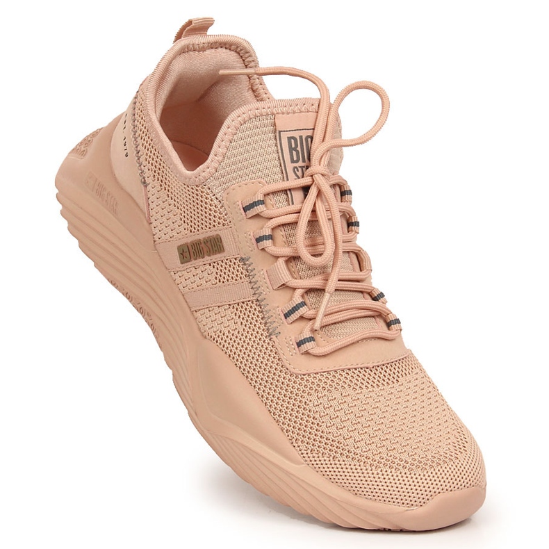 Scarpe sportive leggere da donna Big Star KK274348 rosa 1