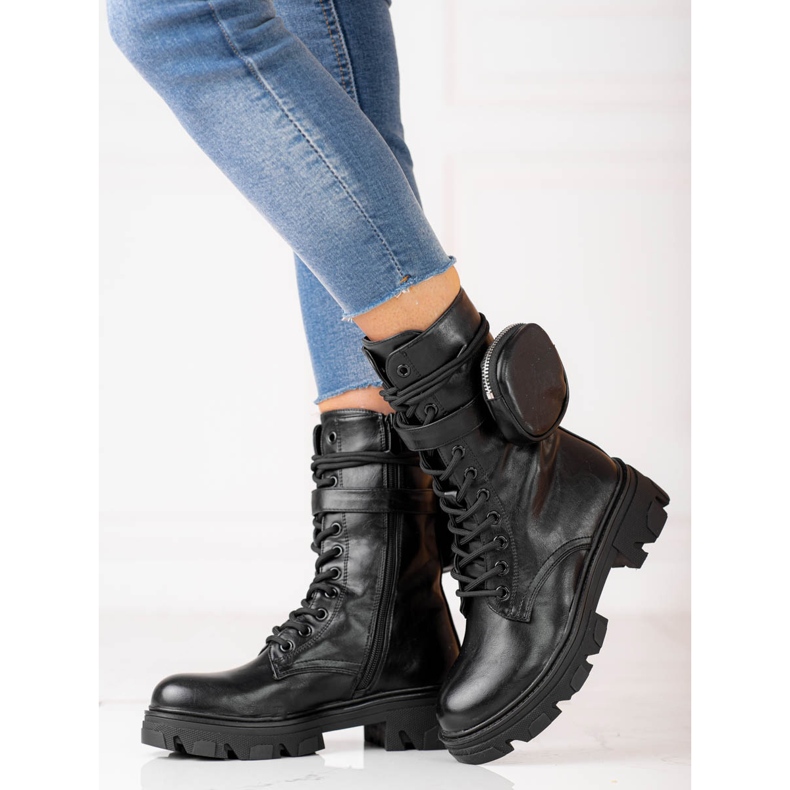 Borsette da donna nere con tasca nero 1