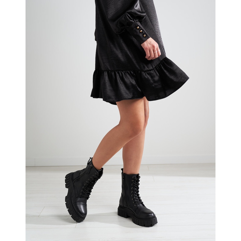 Borse da donna Shelovet nere con cerniera decorativa nero 1