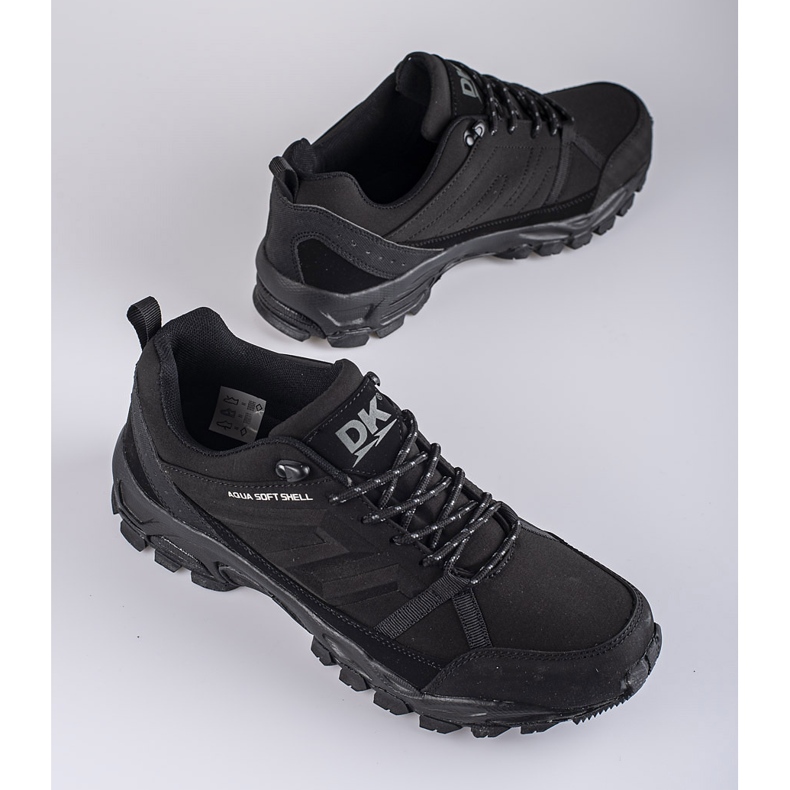 Scarpe da trekking nere da uomo DK aqua Softshell nero 2