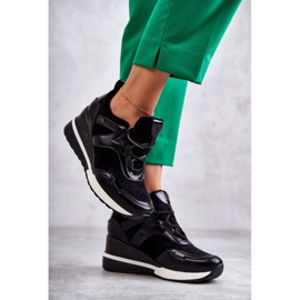 Vinceza Scarpe Sportive da Donna Sneakers Nere Colli nero 1