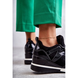 Vinceza Scarpe Sportive da Donna Sneakers Nere Colli nero 2