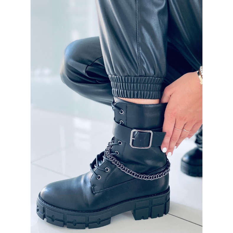 Stivali militari Maude Black nero 2