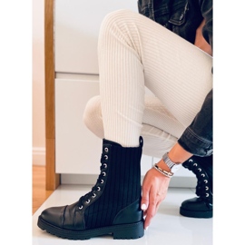 Stivali con tomaia elastica Elinor Black nero 2