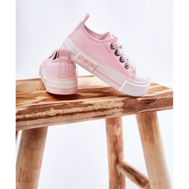 Sneakers in materiale per bambini Big Star KK374072 Rosa 2