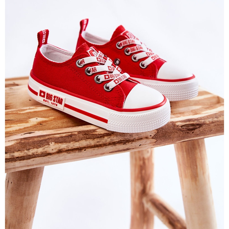 Scarpe da ginnastica per bambini Big Star KK374071 Rosse rosso 1