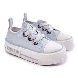 Sneakers in materiale per bambini Big Star KK374053 Blu 2