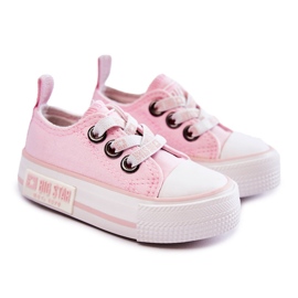 Sneakers in materiale per bambini Big Star KK374052 Rosa 2