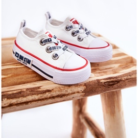 Scarpe da ginnastica per bambini Big Star KK374048 Bianche bianco 1