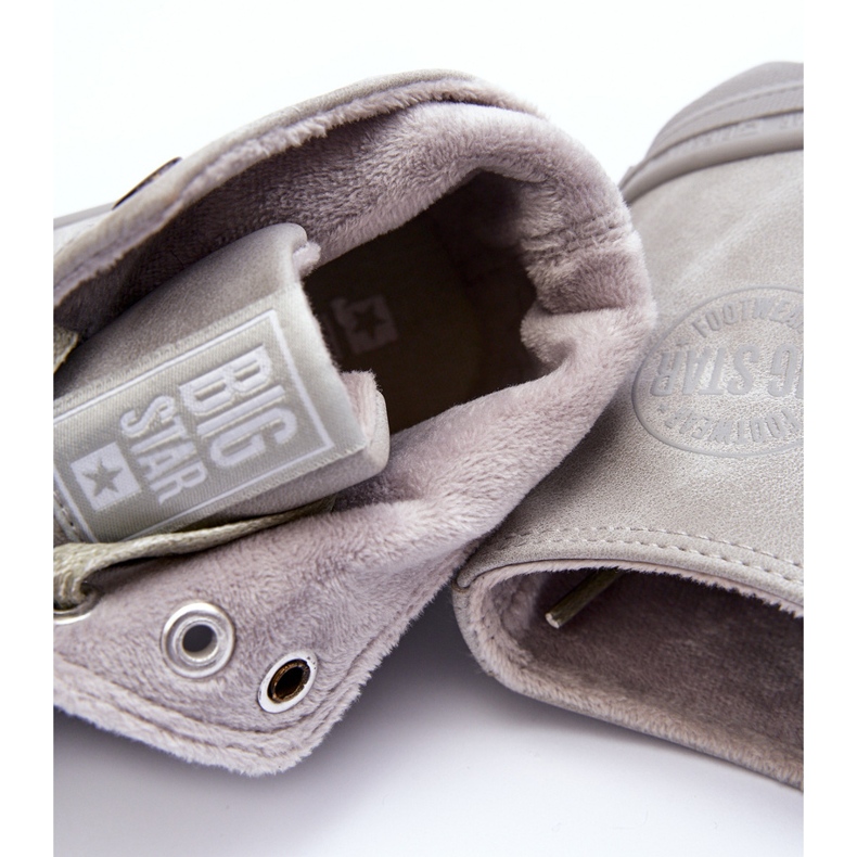 Sneakers da donna Big Star High Warm Grey GG274070 grigio 1