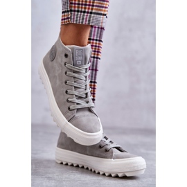 Sneakers da donna Big Star High Warm Grey EE274114 grigio 1