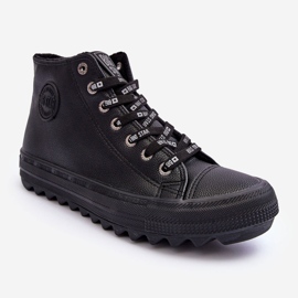 Sneakers da Donna Big Star High Warmed Nere EE274110 nero 1