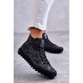 Sneakers da donna Big Star High Warmed Nero GG274069 1