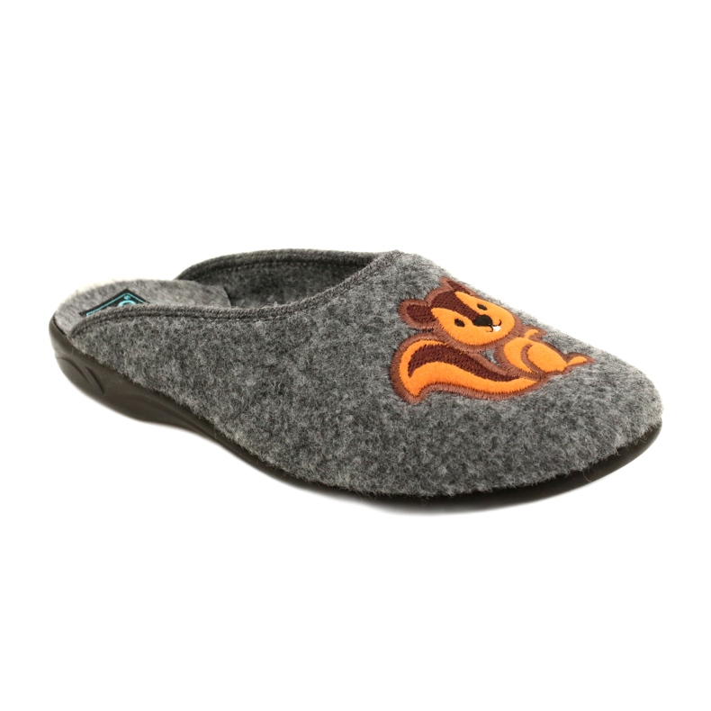 Pantofole in feltro grigio Adanex 27858 Sara Wiewióra I Orzeszek 2
