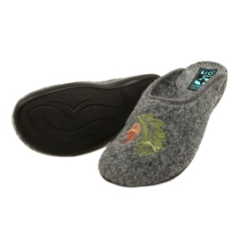 Pantofole in feltro grigio Adanex 27858 Sara Wiewióra I Orzeszek 4