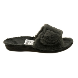 Slifori femminili Adanex 27914 Sara Fur Grey grigio 1