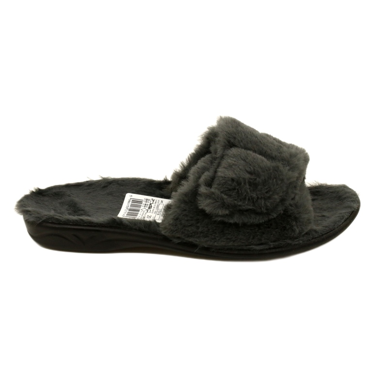 Slifori femminili Adanex 27914 Sara Fur Grey grigio 1