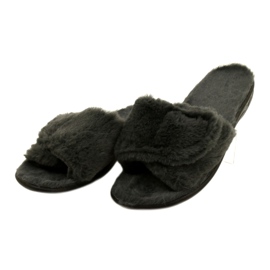 Slifori femminili Adanex 27914 Sara Fur Grey grigio 3