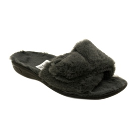 Slifori femminili Adanex 27914 Sara Fur Grey grigio 2
