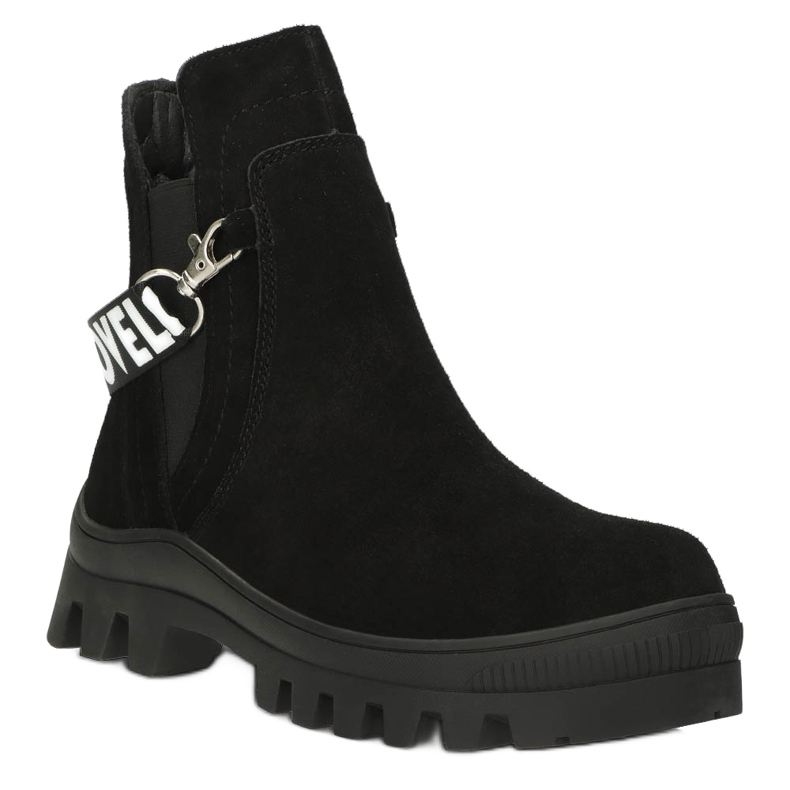 Stivaletti Slip-On In Camoscio Con Decorazione Filippo DBT3927 Nero 2
