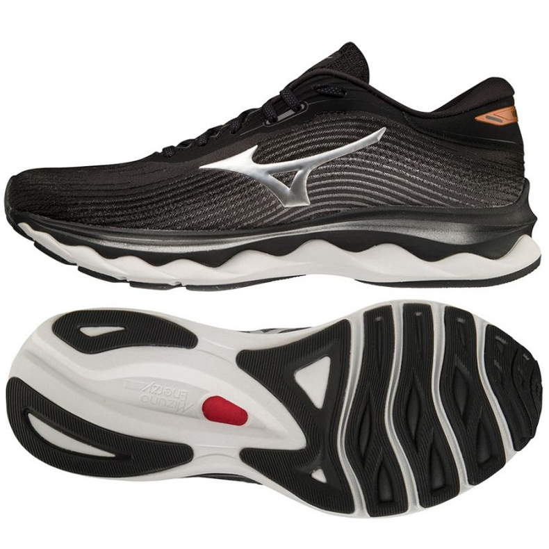 Scarpe da corsa Mizuno Wave Sky 5 J1GC210268 nero 1