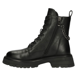 Stivali da donna con perno di sicurezza e Filippo DBT4059 Black Chain nero 2