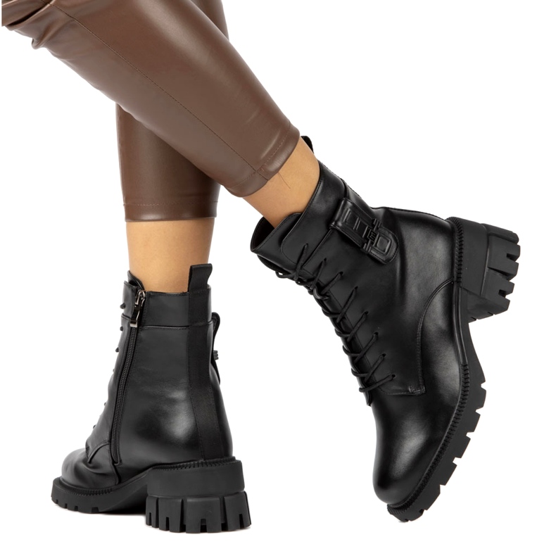 Filippo DBT4073 Stivali isolati da pelliccia da donna isolati da donna nero 4