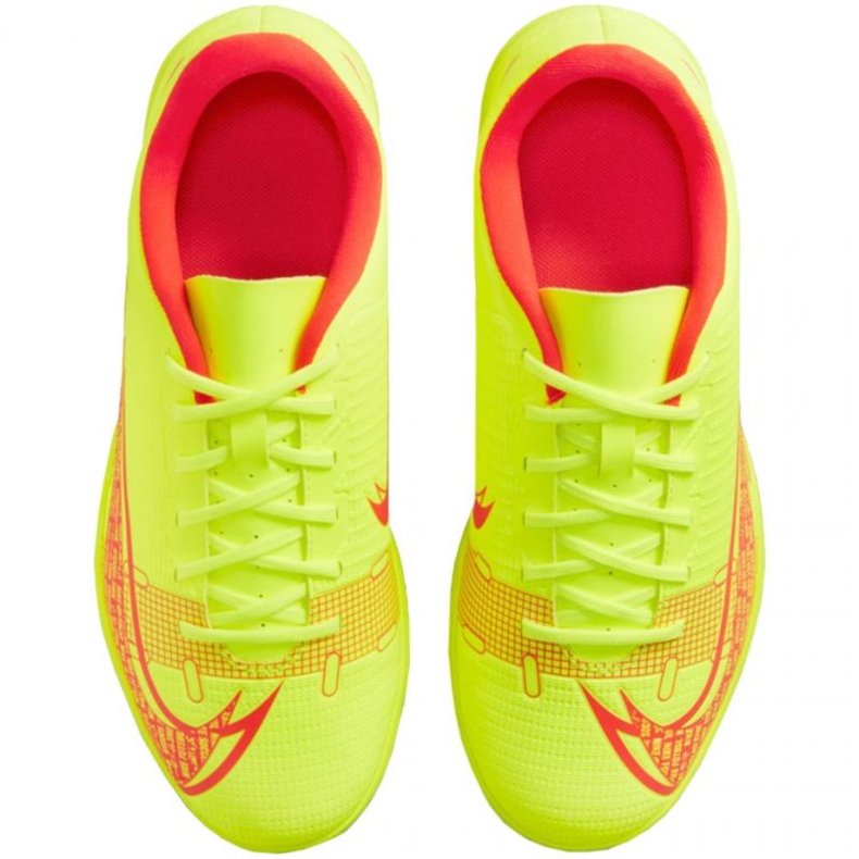 Nike Mercurial Vapor 14 Club Tf Jr CV0945 760 scarpe da calcio giallo gialli 1