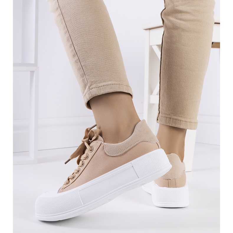BM Sneakers marroni sulla piattaforma Kilkenny marrone 1